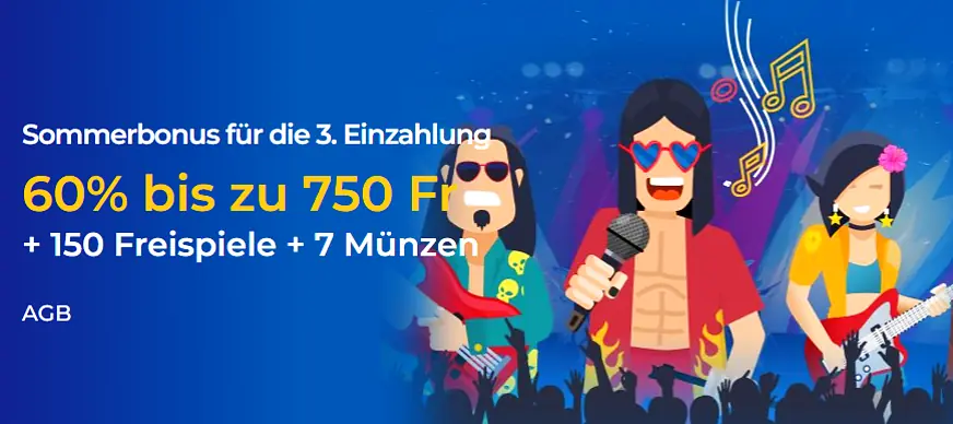 Sommerbonus für die 3. Einzahlung