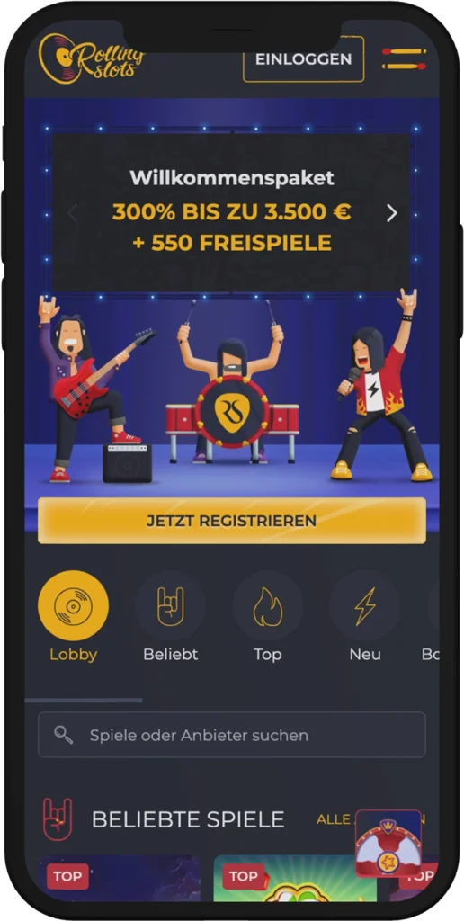 Mobile Version Rolling Slots