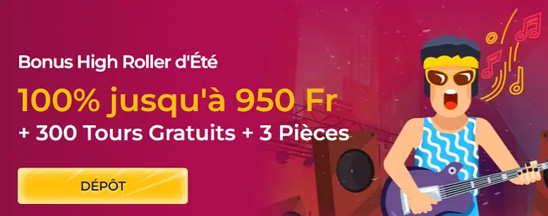 Bonus High Roller d'Été