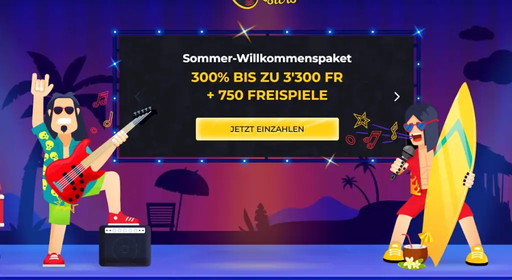 Sommer-Willkommenspaket Casino